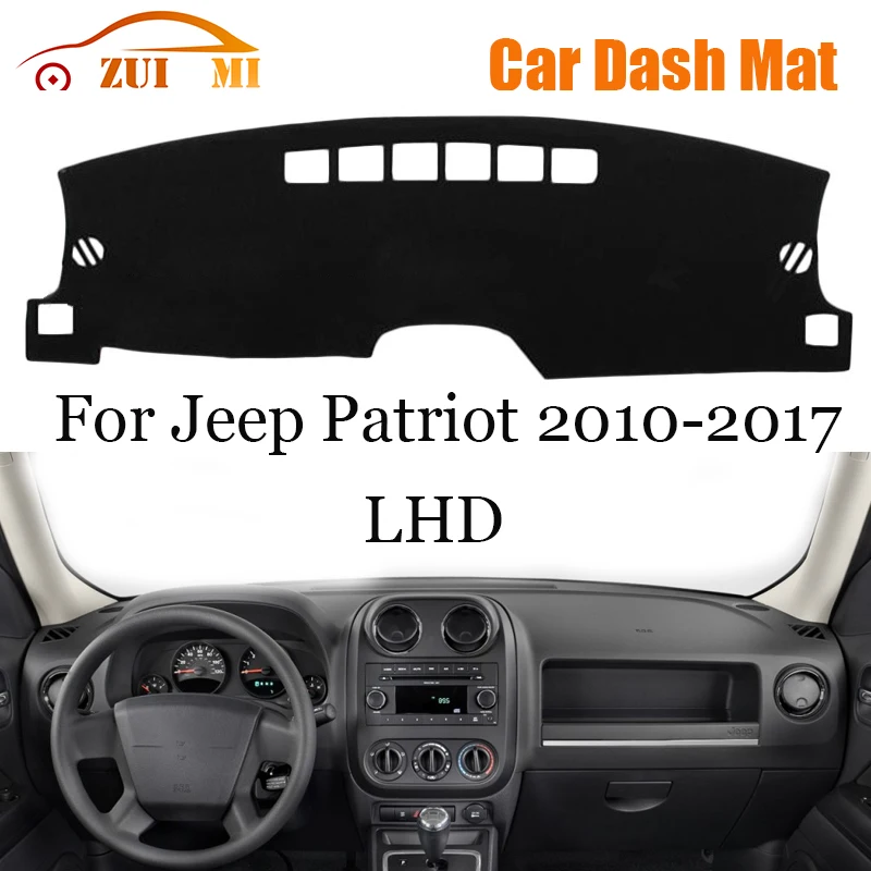 

ZUIMI Dashboard Cover Dash Mat Dashmat For Jeep Patriot 2010-2017 LHD Dash Board Cover Pad Sun Shade