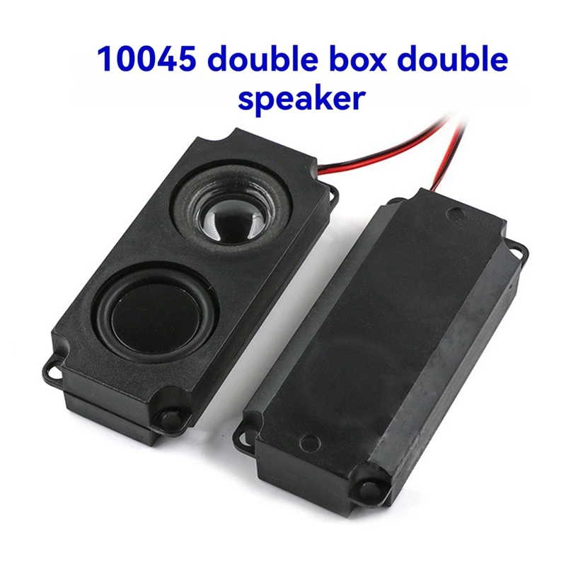 2Pcs Compact Square Speakers Sound System 45100 Speaker Ideal For Home Audio & Portable Use