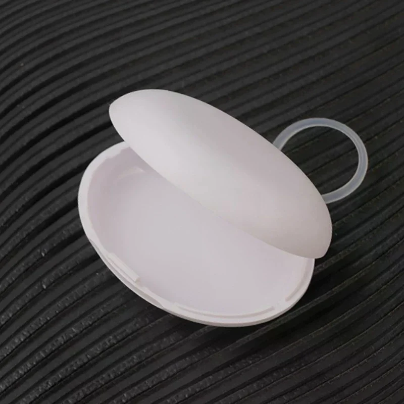 Round Soundproof Earplug Box Mini Portable Plastic Earplug Box Sleeping Earplug Craft Jewelry Earring Organizer