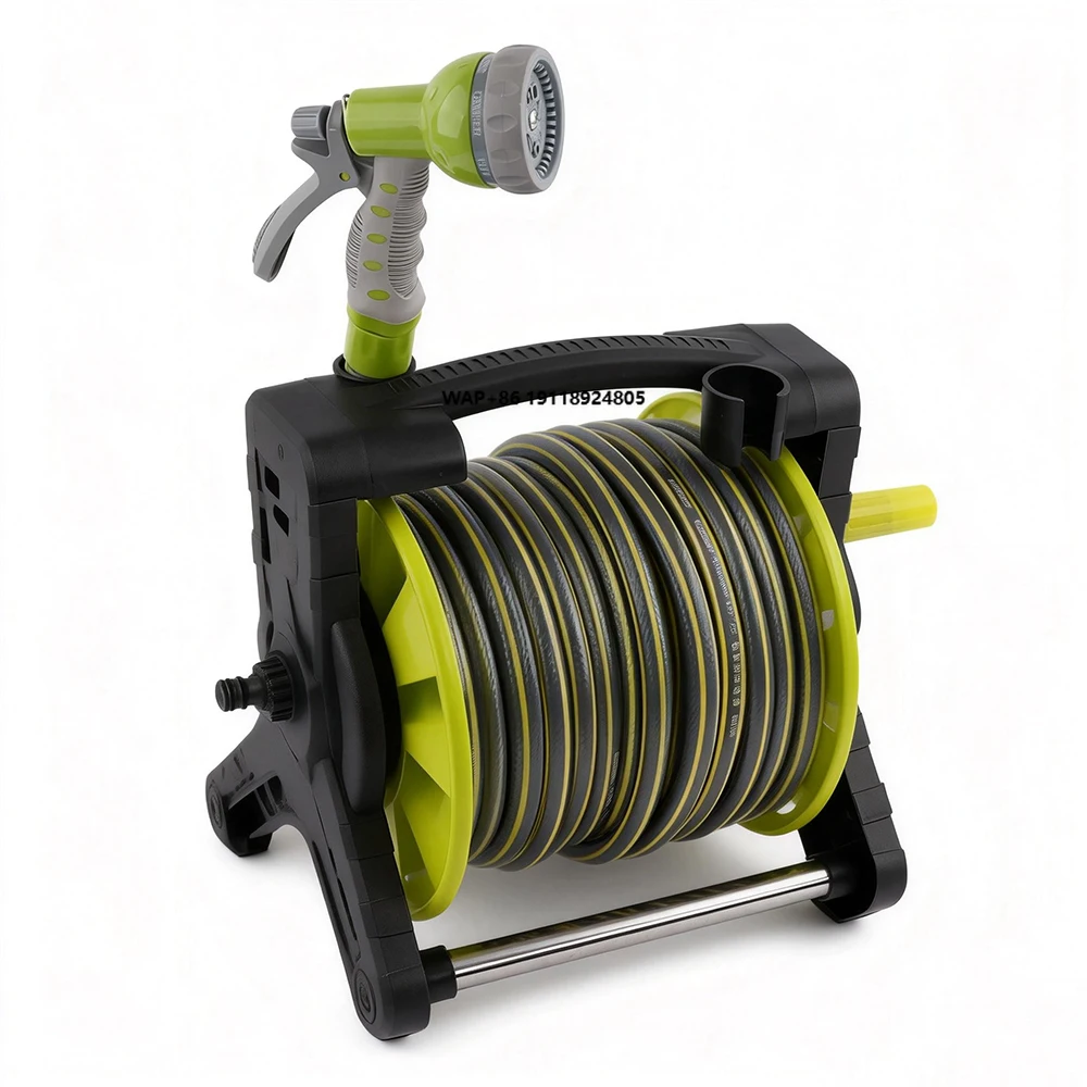 Wall Mountable Garden Tools and Equipment Lightweight Hose Set Mini Watering Garden Hose Reel Set