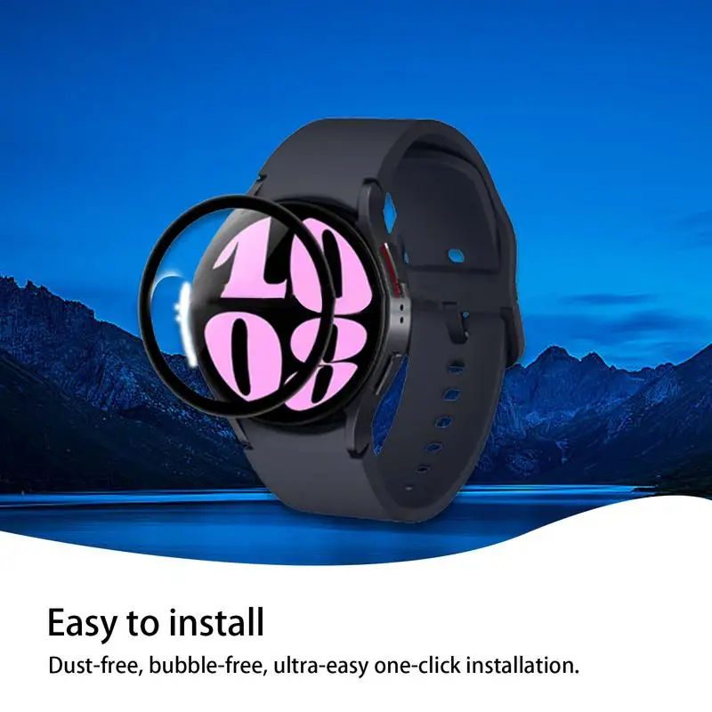 Zachte Schermbeschermfolie Bumperhoes Beschermfolie Anti-Vingerafdruk Hoes Zachte Film Hd Smartwatch Anti-Krasbescherming