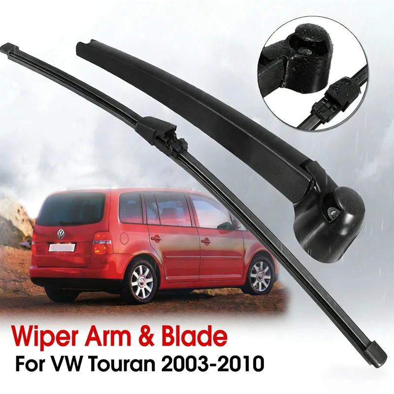 

Комплект заднего дворникового стеклоочистителя (рычаг и щетка) 16 дюймов (410 мм) для VW Touran 2003-2010, запчасти для замены стеклоомывателя