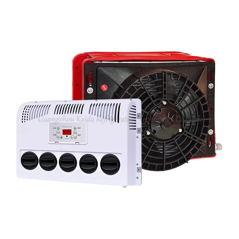 24V Lorry Parking Air Conditioner Wall-mounted High Power Split Parking AC Parking Cooler
