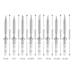 FEITA Mini Pencil Soldering Iron Tips Replacement for Pinecil Micro Soldering Iron, PTS200/TS100 Portable Solder Pen Tool