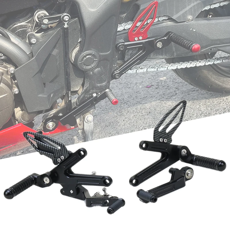 

For QJMOTOR QJ800RR QJ800 SRK800RR Motorcycle Adjustable Raise Move Back Footrests Rearset Rear Footpeg Foot Rests