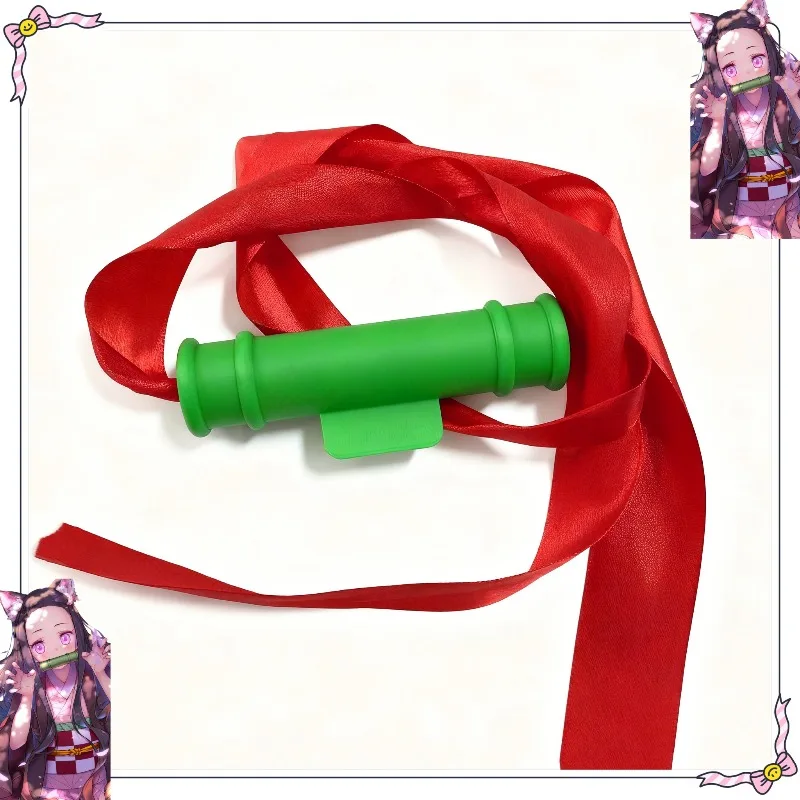 

Anime Kim etsu No Yaiba Ne zuko Bamboo Mouth Sealing Sticks Cosplay Props Girls Halloween Party Cos Convention