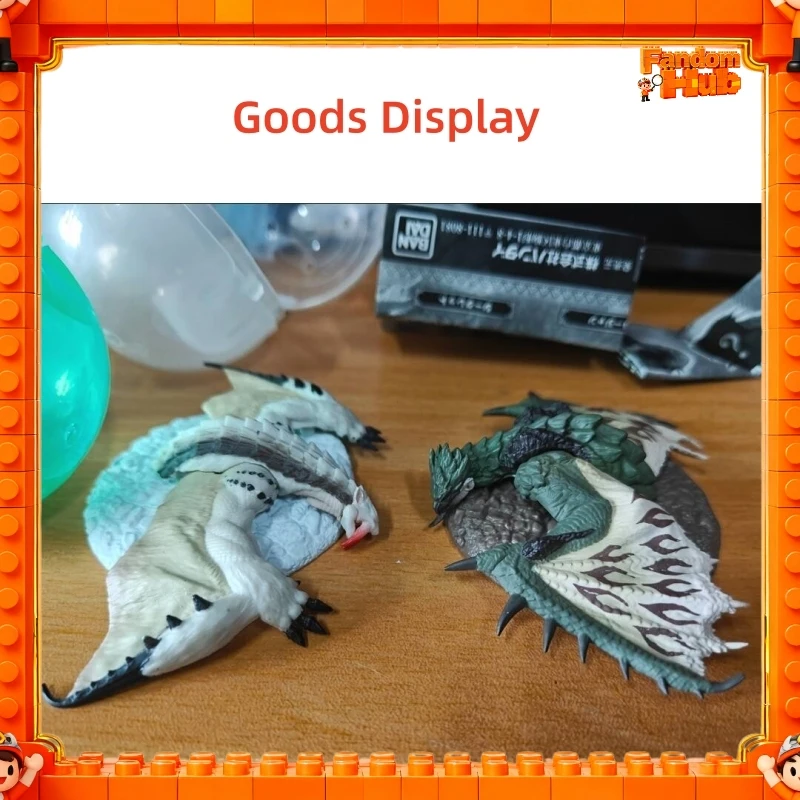 Genuine Bandai Gashapon Monster Hunter Capture Team Series 03 - Diablos, Rathian, Rajang Model Toy Fans Gift