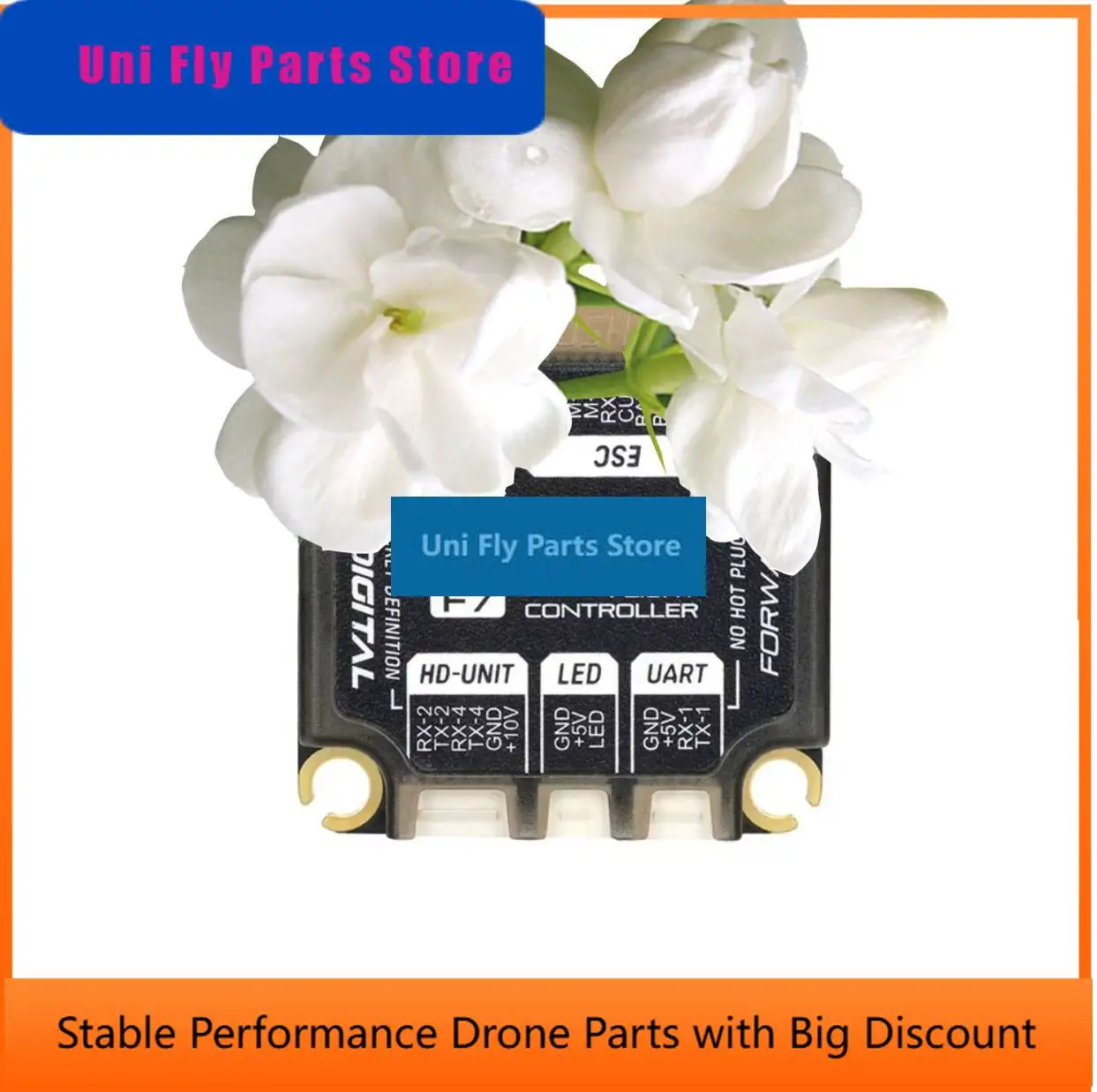 UniFlyRUSHFPV RUSH BLADE V2 Stack F722 Analog Digital Flight Controller Extreme 60A 128K AM32 4in1 ESC for FPV