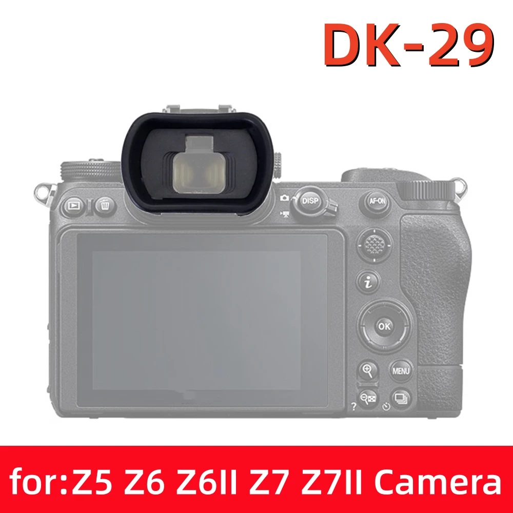 Soft Silicone DK-29 Camera Eyecup Eyepiece Viewfinder Protector Replacement Cover for Nikon Z5 Z6 Z6II Z7 Z7II DSLR Accessories