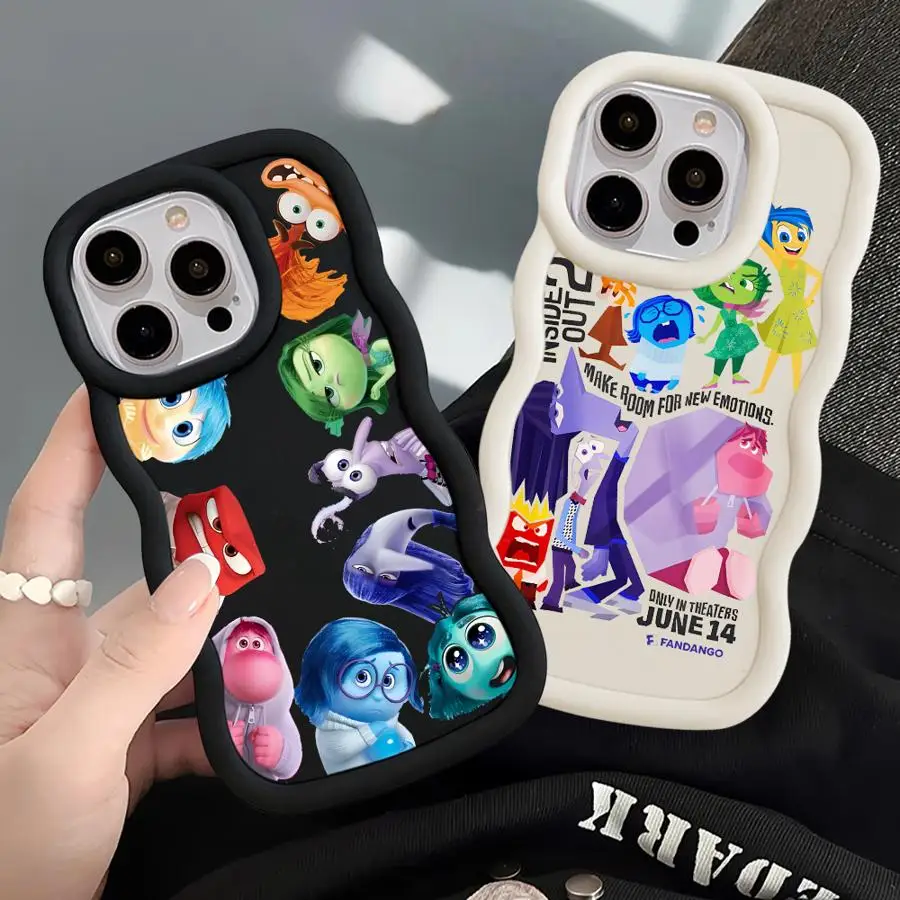 Disneys Inside Out 2 Phone Case for Apple iPhone 15 16 Pro XS Max 13 14 Plus XR SE 7 8 12 11 Pro plus Matte