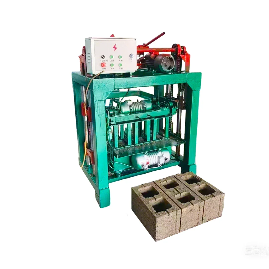Fully Automatic Construction Machinery 4-24 Block Machine for Concrete Cement Brick Making Featuring Motor for Hollow Brick