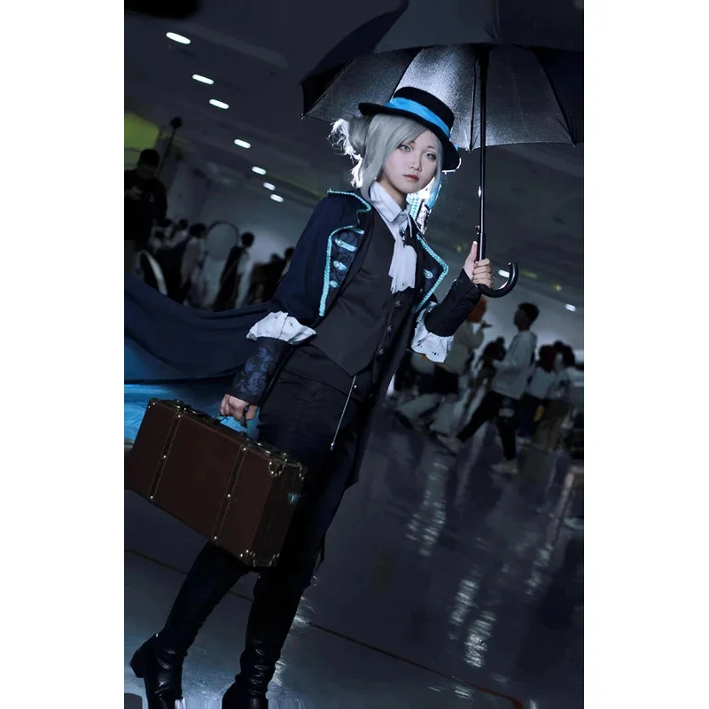 Gioco Reverse:1999 Vertin Costume Cosplay Trench Cappello Parrucca Vestito Carnevale Festa di Halloween Splendido ed elegante uniforme da donna da combattimento