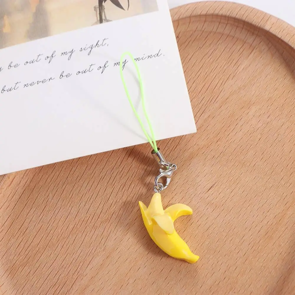 

Strawberry Fruit Phone Charms Tomato Banana Cell Phone Lanyard Hanging Rope Decorations Phone Pendant Girl Woman