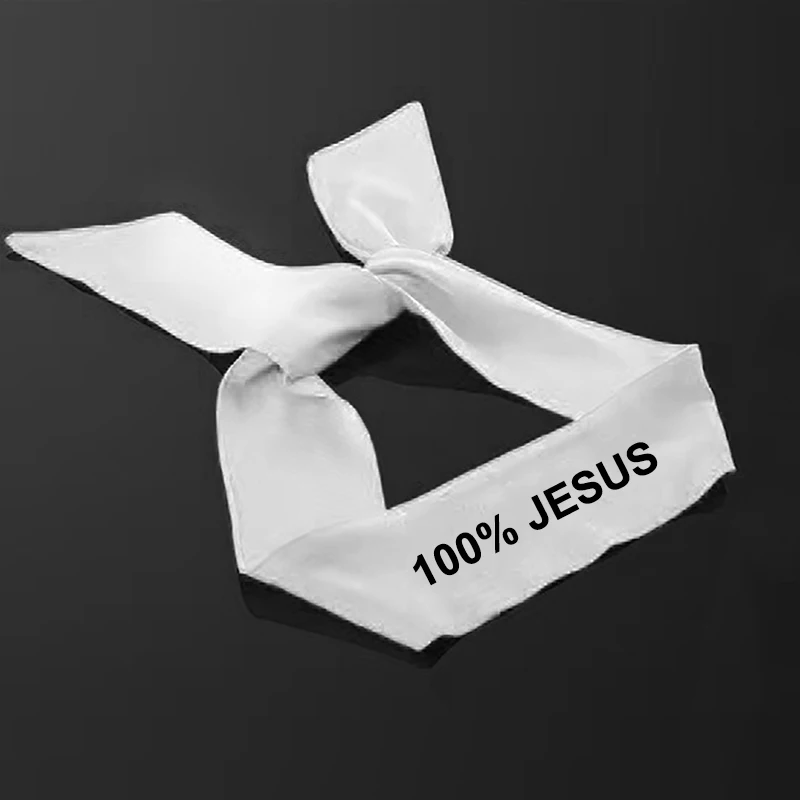 

100 JESUS Headband Print Basketball Soccer Head band Men Women Running Fitness Sweatband Bandana Head tie Sports Fan Headbands