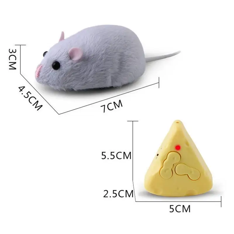Simulatie Infrarood Elektrische Grappen Afstandsbediening Muis Model Rc Dieren Muis Op Radio Controle Voor Kat Speelgoed Voor Kinderen Cadeau