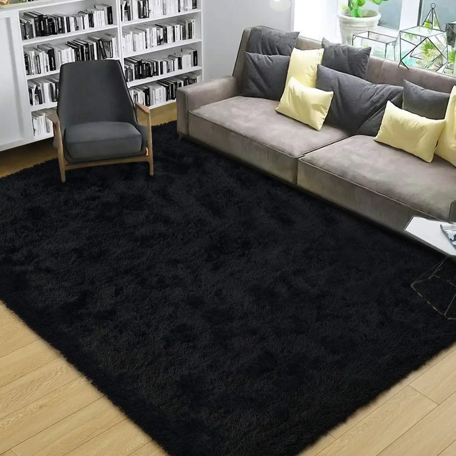 Noahas Fluffy Rugs for Bedroom Fuzzy Area Rugs for Living Room Soft Kids Carpet Non Slip Rugs for Hardwood Floors Room Decor