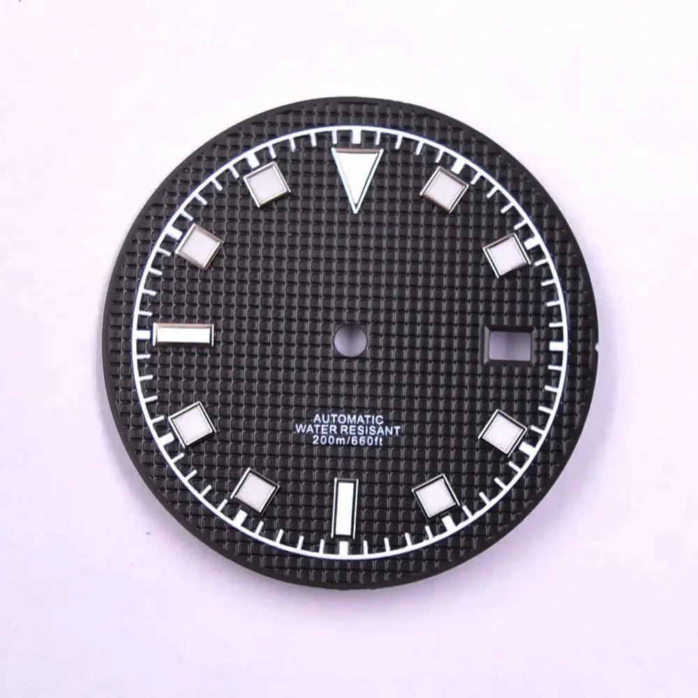 33.5mm Green Luminous Green/Blue/Black Sterile Dial Fits NH35 NH35A NH36 NH36A Movement