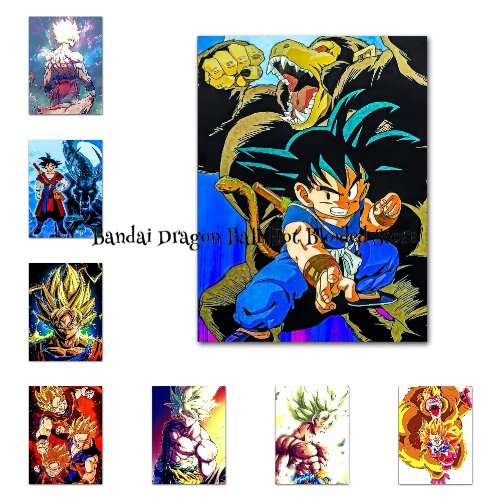 

Canvas Painting Japanese Anime Classic Dragon Ball Goku Poster Prints Mural Birthday Gifts Wall Living Room Home Decor Pictures