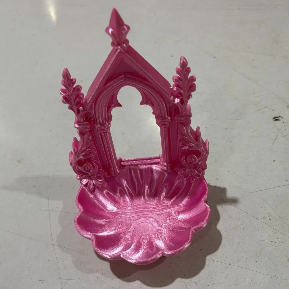 Gothic Style Jewelry Storage Box Arch Shape Elegant Jewelry Organizer Tray Display Retro Design Home Decorative Ornament