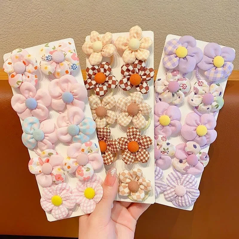 

Children's Flowers Hair Bands Do Not Hurt Hair Rubber Band Little Girl Hair Tie Elastic Good Headband