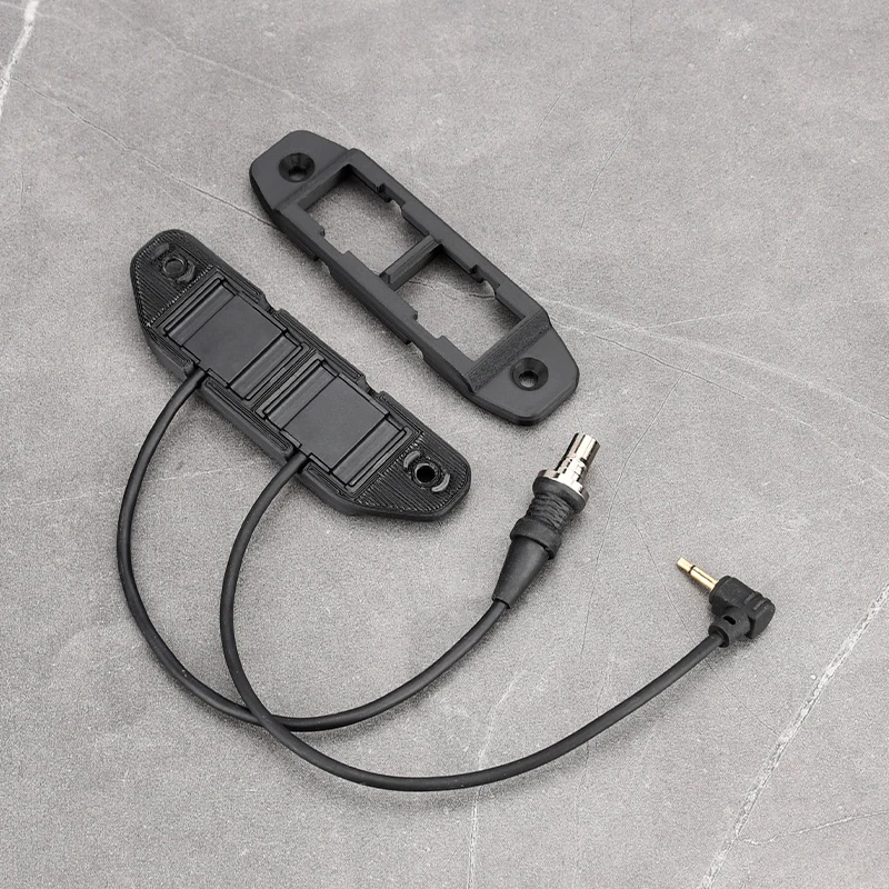 WADSN 3D Printed Tactical Flashlight Remote Switch Holder Fits Mlok Rail for M600 PEQ Durable Outdoor Tactical Accessories