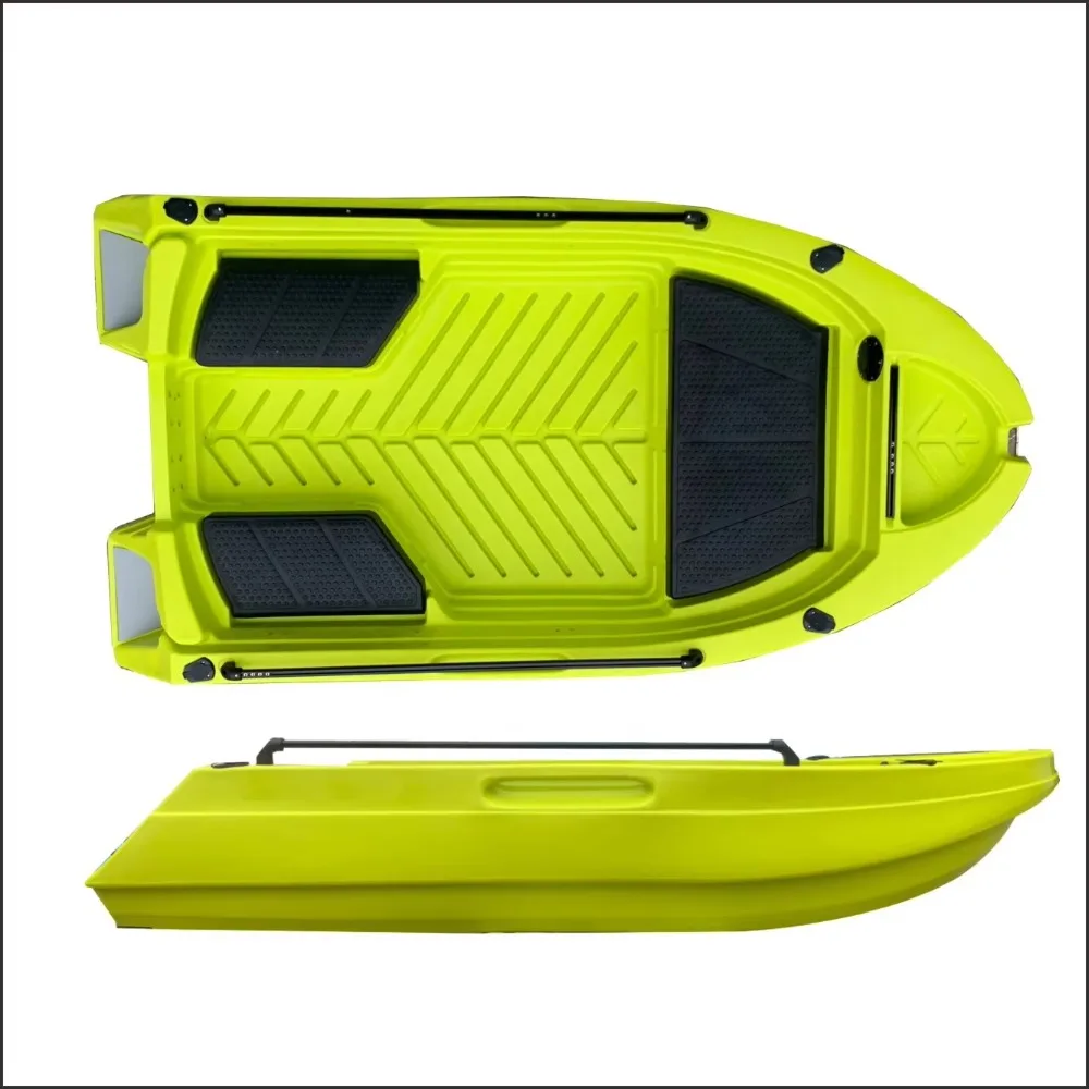2023 New Arrival 10ft 3.05m 3M Fishing Kayak with Electric Motor Rotomolded Plastic Skiff Boats Engine Boat