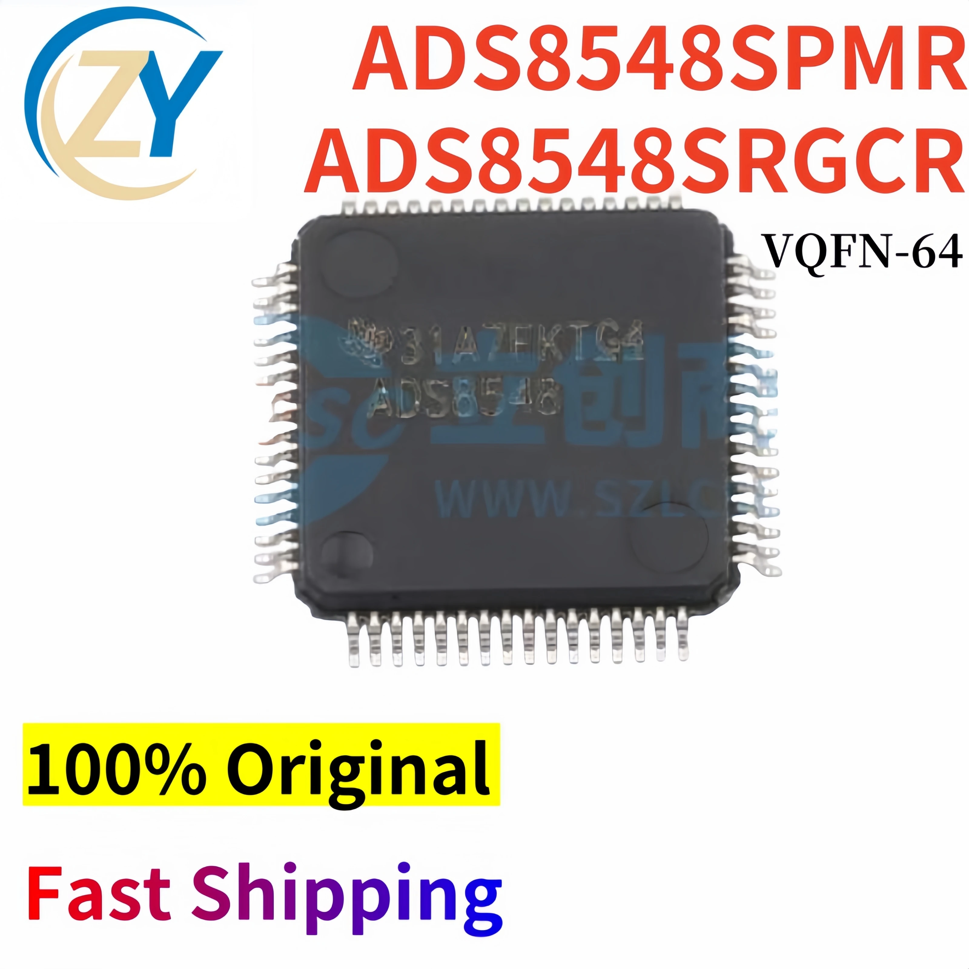 100% Original ADS8548 ADS8548SRGCR Converters ADS8548SPMR LQFP-64 ADCs - Analog to Digital Guaranteed Quality & In Stock