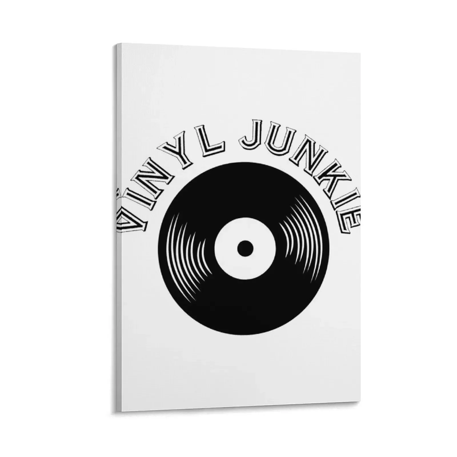 

Vinyl Junkie Canvas Painting wall art Posters on the wall aesthetic room decor