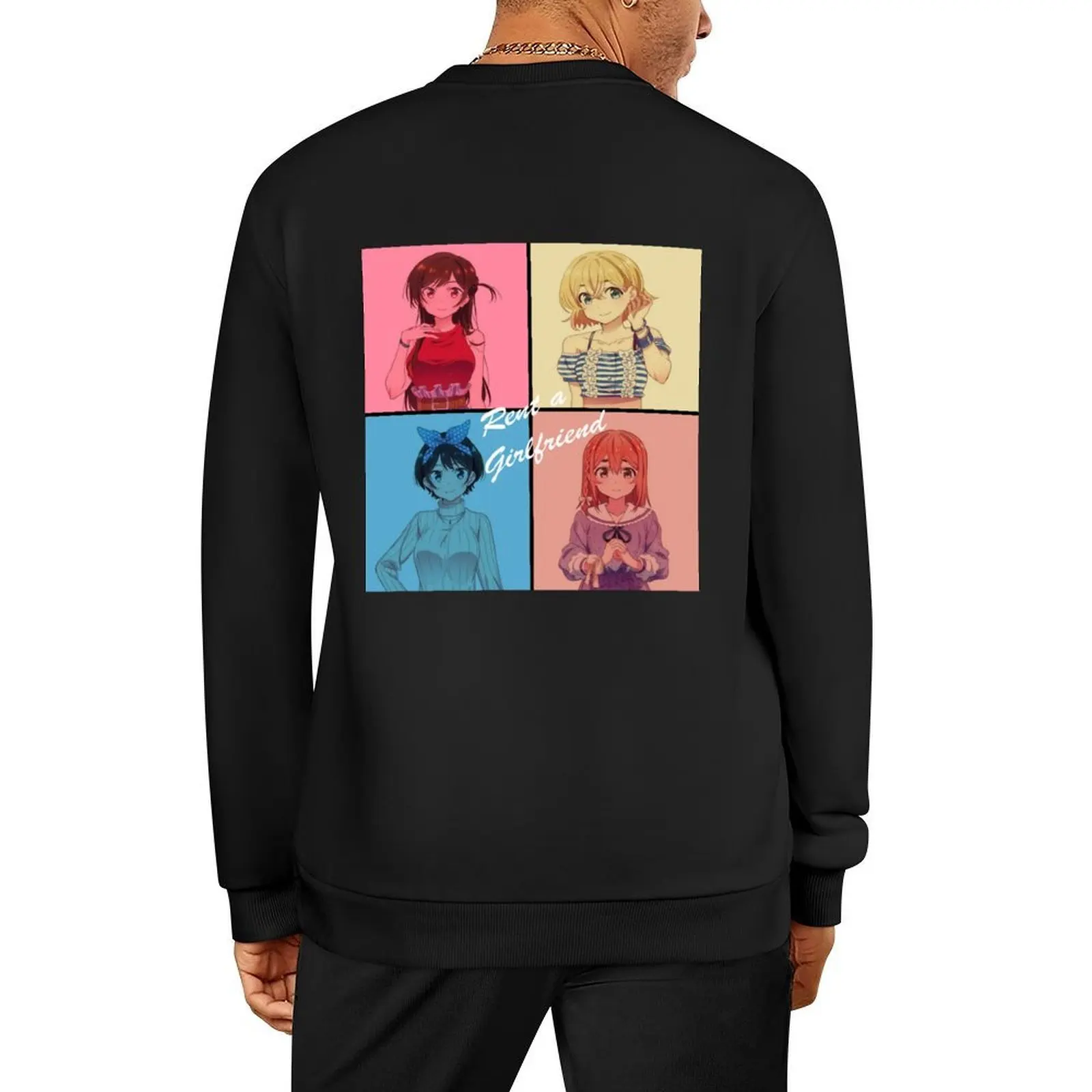 

Kanojo Okarishimasu - Rent a Girlfriend Pullover mens designer clothes blouse tracksuit anime clothing sweatshirts men