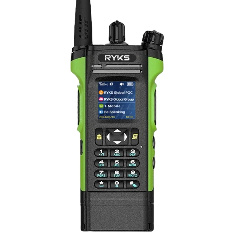 Global Compatibility 4G PoC And UHF Internet Two-Way Radio Walkie Talkie Long Range With Repeater Function 500km