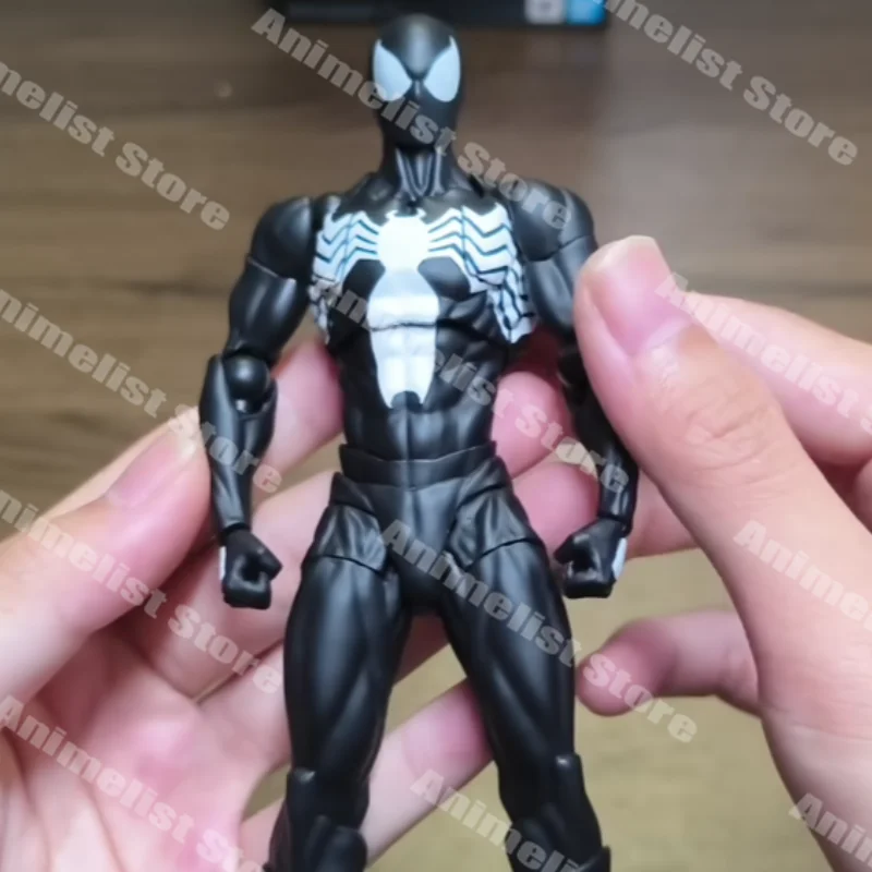 

Black Spiderman Action Figure - Anime Spider Red Black Suit Neighbor Symbiote Scarlet Spider Collectible Toy for Gift