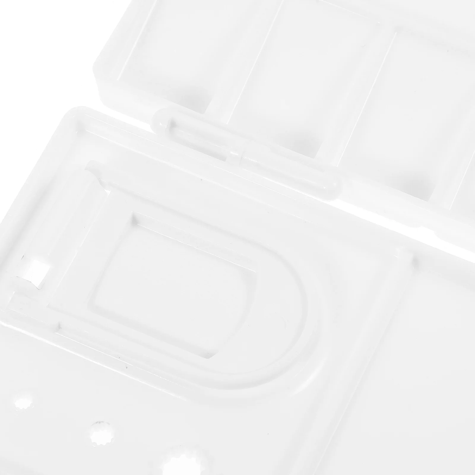 

Пустая палитра для акварели, контейнер для смешивания красок, портативный пластиковый лоток для художников и студентов, для хранения и смешивания цветов