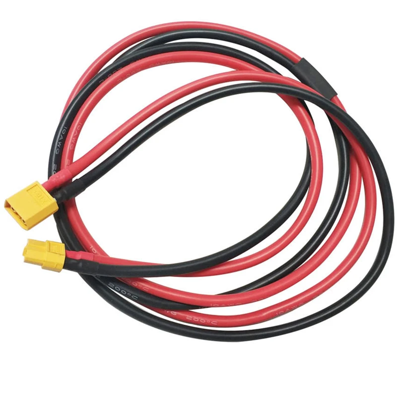 Amass XT60 40cm/60cm 12AWG równoległe złącze akumulatora męski/żeński kabel podwójne przedłużenie przewód silikonowy do silnika akumulatora RC — zdjęcie produktu 4
