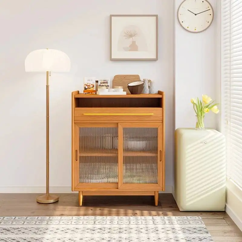 Cajones para platos, accesorios para Patio con acento cargado, aparador de almacenamiento para el hogar, Vetrina de esquina cargada, aparador Cucina, muebles nórdicos Hdh