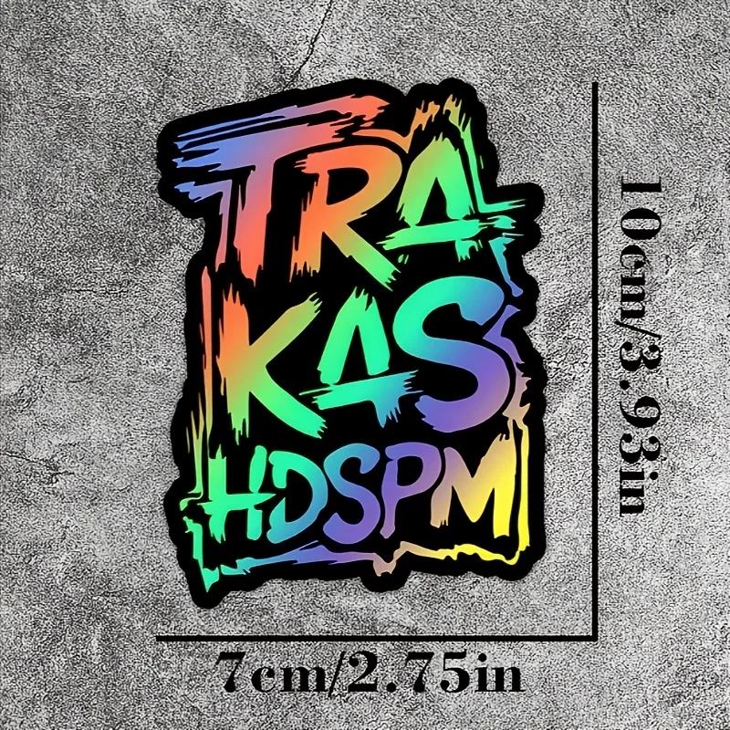 1 шт. "TRAKAS HDSPM" наклейка для авто мотоцикла, острая дизайнерская наклейка для автомобиля, мотоцикла, аксессуар для внешней настройки