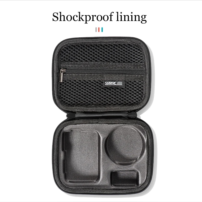 Portable Handbag Storage Bag PU Waterproof Case shockproof protection Shell For DJI OSMO Action 3 Camera Accessories