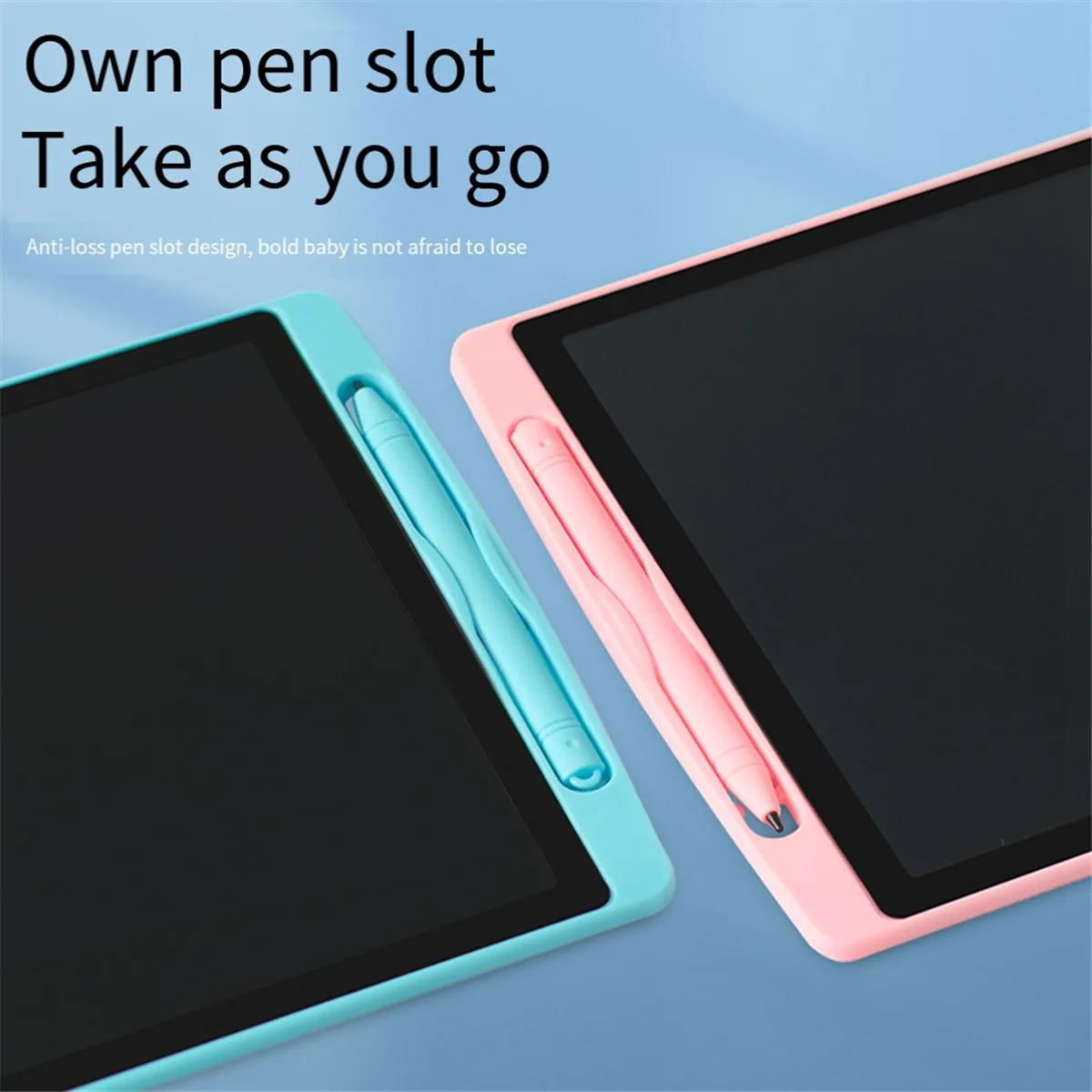 A10Z-12-Inch Children's LCD Handwriting Board Color Handwriting LCD Electronic Light Writing Graffiti Drawing