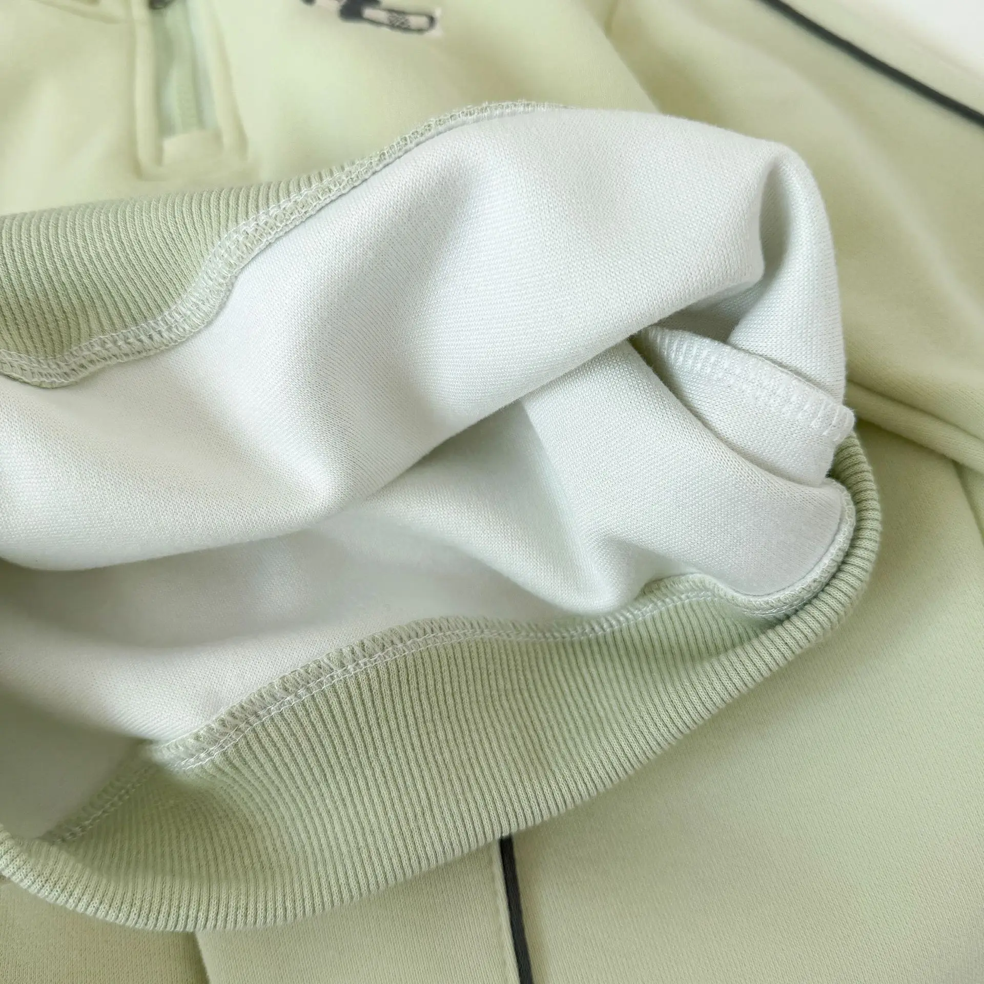 1-14 Jahre Kinderkleidungssets, neue Herbstkollektion, Jungen- und Mädchen-Langarm-Sweatshirts mit halbem Reißverschluss + Hosen, 2-teiliges Kinder-Trainingsanzug-Outfit – Detail 10