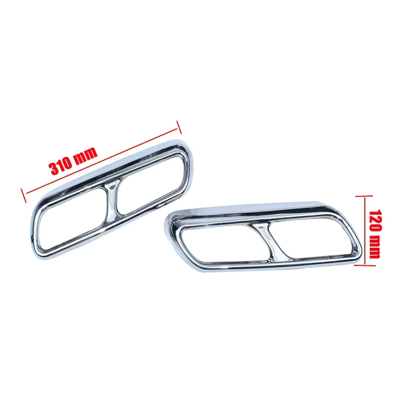 2023-2024  Range Rover Sport L461 Stainless Steel Car Exhaust Pipe Cover Trim Accessories