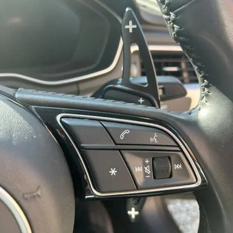 Aluminium-Lenkrad-Schaltwippen-Verlängerung für Audi 2019+ A1 A6(C8) A7 A8 S6 S7, 2020+ A4/S4 (B9) S8 S4 2021+ A3 8Y 2021+ – Detail 4