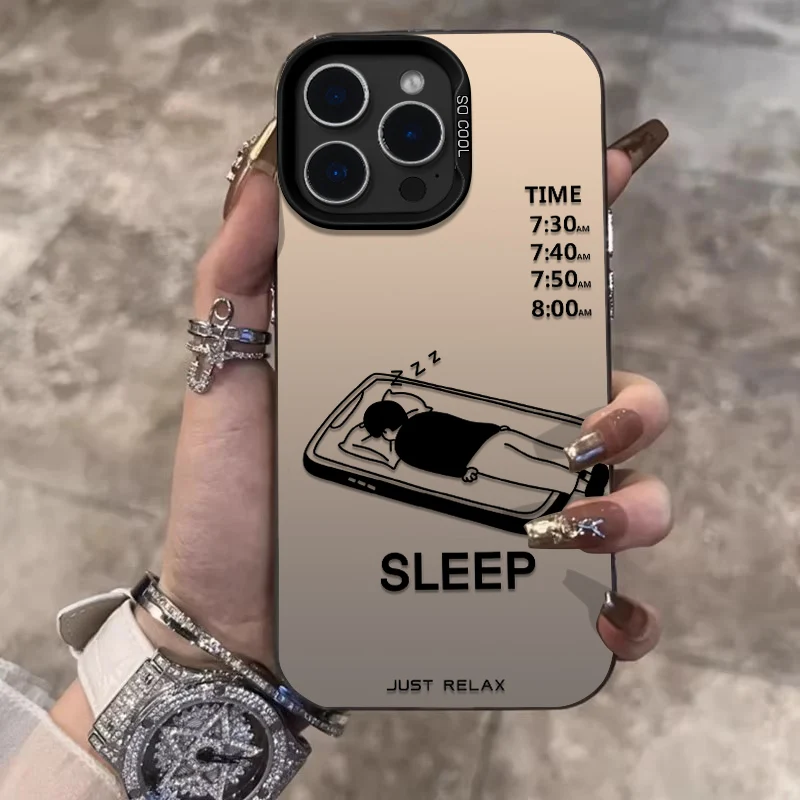 НОВЫЙ чехол для телефона Work Slack off Sleep для iPhone 16 13 15 14 12 11 Pro Max XS X XR 8 Plus 16E 13 Hard PC Matte Laser Cover Fundas НОВЫЙ чехол для телефона Work Slack off Sleep для iPhone 16 13 15 14 12 11 Pro Max XS X XR 8 Plus 16E 13 Hard PC Matte Laser Cover Fundas