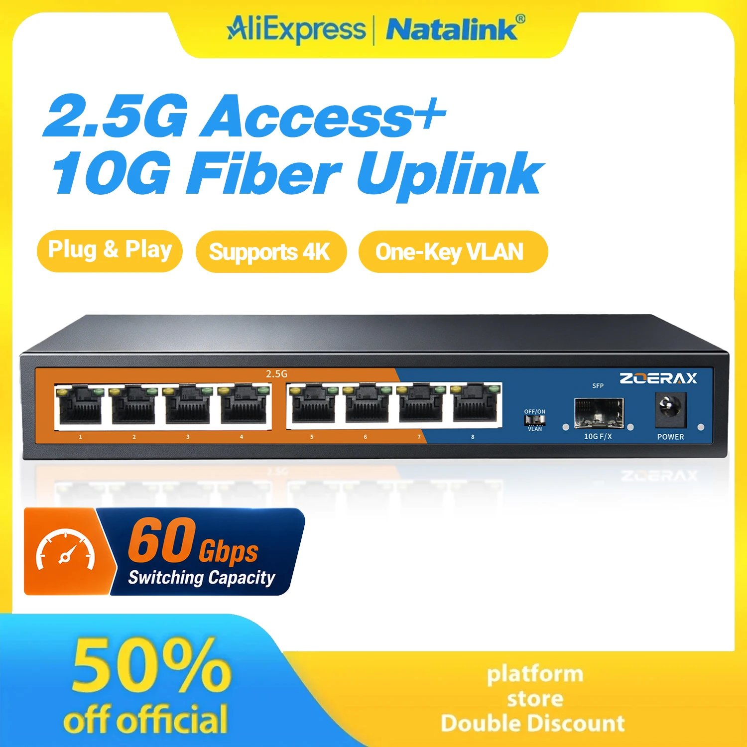 commutateur-ethernet-8-ports-natalink-avec-uplink-sfp-10g-isolation-vlan-en-un-clic-auto-mdi-mdix-pour-la-maison-et-les-petites-entreprises