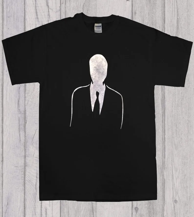 Slenderman Horror Film Halloween Goth T-Shirt