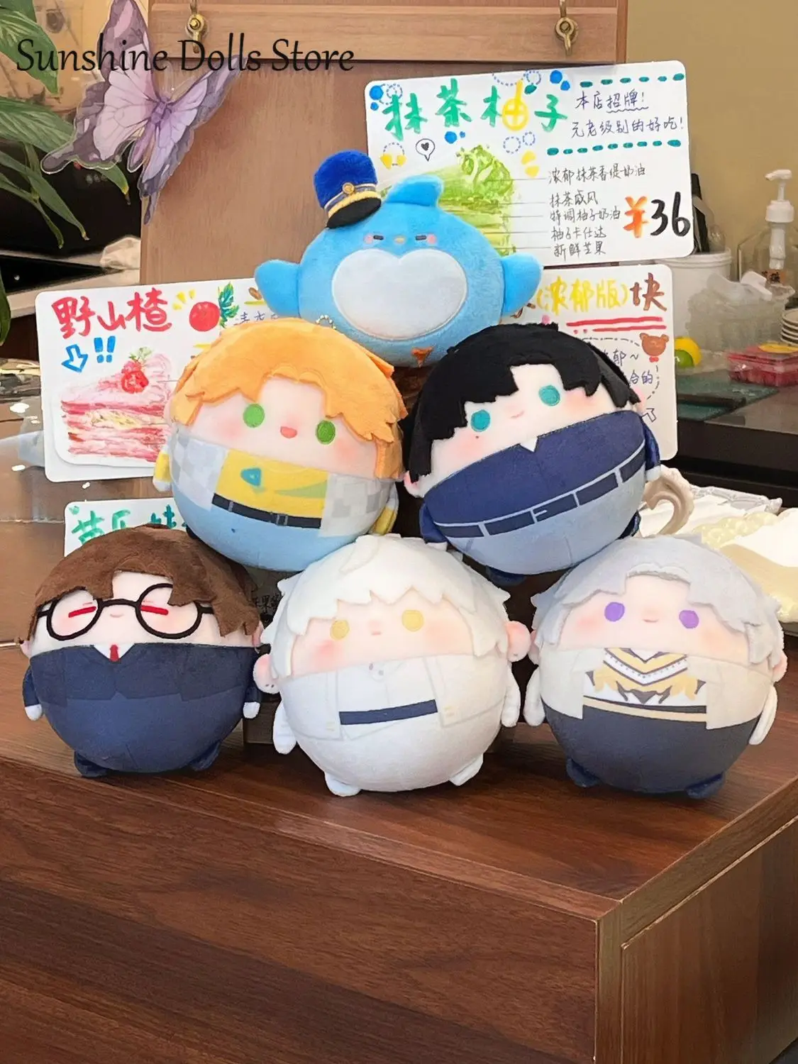 

10cm Game Light and Night Game Charlie Evan Jesse Sariel Osborn Cute Plush Doll Pendant Dango Toy Ornament Cosplay Xmas Gifts