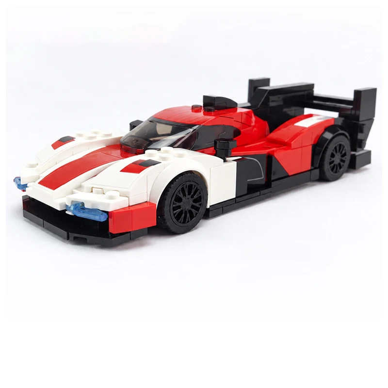 QWERT WEC IMSA Le Mans Model MOC Building Bricks Speed Racing Car Modular Technology Holiday Gifts Assemble Toys Suit Ideal Gift