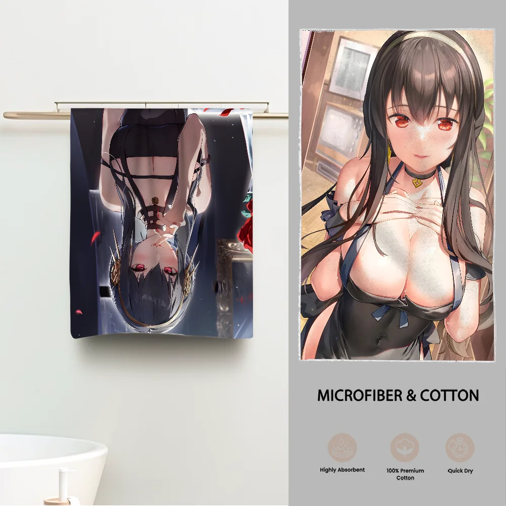 

Y-Yor Briar S-Spy × Family Luxury Bathroom Hand Towels One Side Cotton One Side Microfiber Personalized Gift Dropshipping