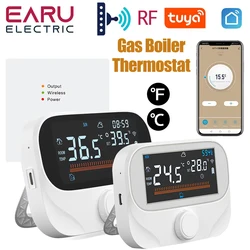 Tuya WiFi Smart Home Wireless Thermostat RF Battery Gas Boiler Water Heating Digital Temperature Controller Alexa Google Home