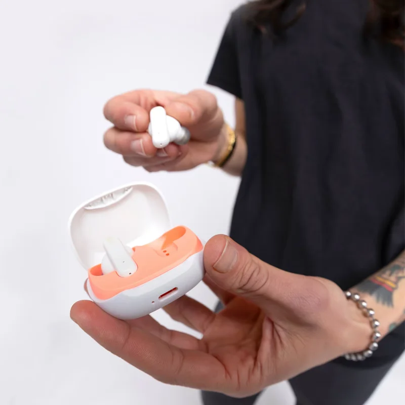 Choice Skullcandy Smokin Buds White S2TAW-S951 سماعات لاسلكية بلوتوث عمر بطارية طويل IPX4 سماعات أذن مقاومة للماء
