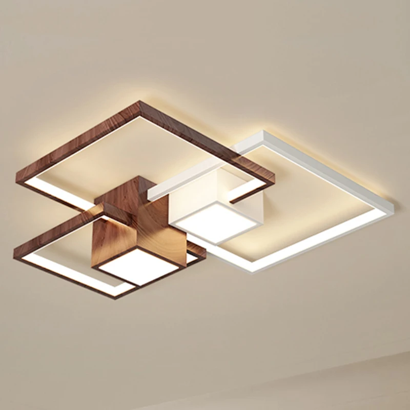 Decorazione domestica nordica salone arredamento camera da letto lampada a led intelligente luci per stanza dimmerabile Plafoniera lamparas illuminazione interna