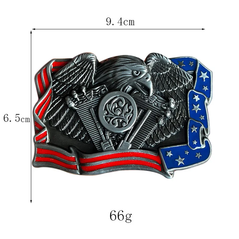 Zinklegering motor adelaar riemgesp